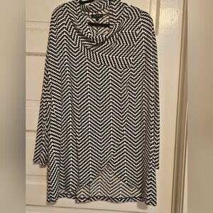 XL THE LIMITED houndstooth long sleeve cardigan Sweater
